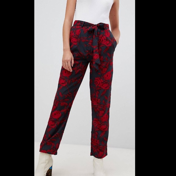 ASOS PARISIAN Petite Wide Leg Trousers US 6/UK10 - Picture 3 of 4